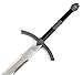 Vulcan Gear Medieval Crusader Sword with Scabbard - Choose Your Style (King's Sword Carbon Steel Color)