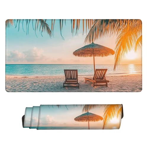 Tapis de souris grand format protégeant le bureau avec bords cousus G-11122