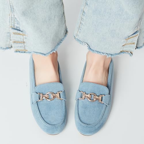 Image of VERDASCO Women's Loafers Comfort Slip-Ons Flat Work Shoes Casual Moccasins Penny Loafers Lady Dress Shoes