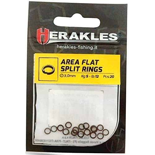 Herakles Solid Rings da Pesca Flat Split Ring Area...