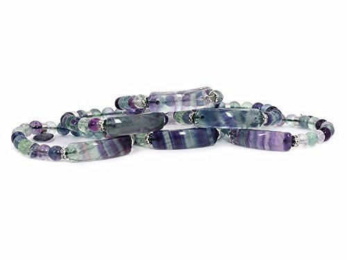 Justinstones Gem Semi Precious Gemstone Love Heart Charm Stretch Beaded Bracelet Unisex3