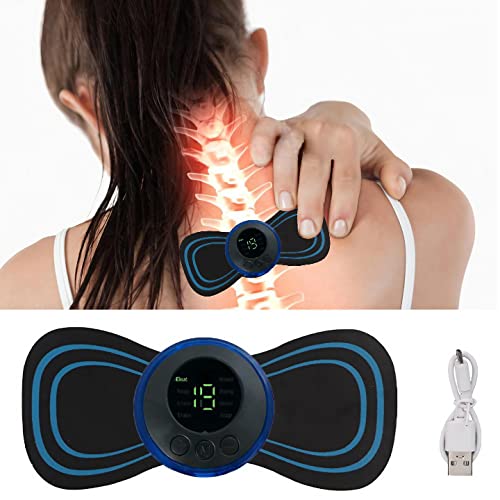 Welofy Wireless Portable Rechargeble Full Body Massager for Pain Relief Neck Massager with EMS Technology Microcurrent Cervical Spine Massager for Body Pain (Pack of 1)