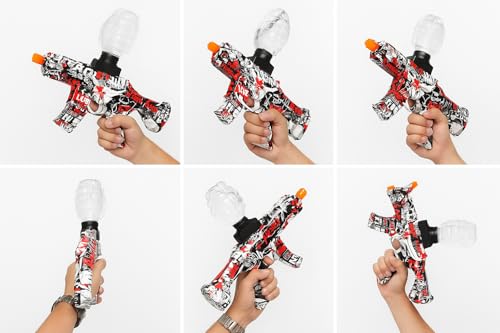 Image of Electric Gel Blaster Toy Gun with Rechargeable Battery, Gel Balls, Scope & Tactical Accessories - Outdoor Shooting Toy for Kids & Adults (Soft Dart Gun - 31 CM)