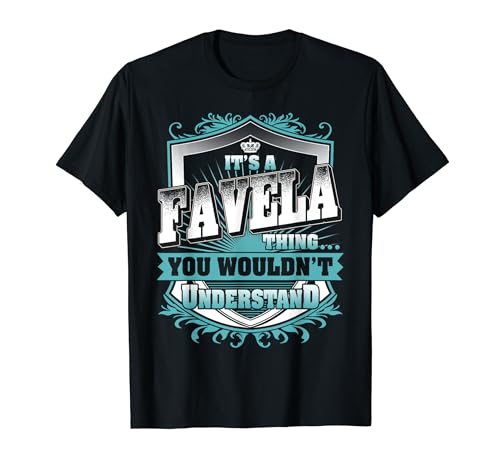 Es una cosa FAVELA que no entenderías Nombre Vintage Camiseta