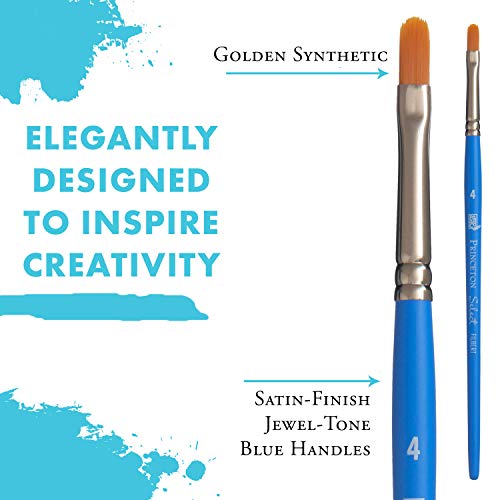 Princeton Tec Select Artiste, Serie P3750, Katzenzunge Gr. 4, kurzstielig Filbert, Holz