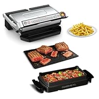 Amazon Produktbild: Tefal OptiGrill+ XL | Kontaktgrill mit automatischer Temperatur-Anpassung | 9