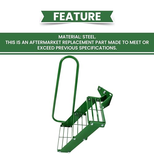 HECASA Left Hand Stair Step Kit Compatible with John Deere 4050 4240 4430 4630 4440 4230 LH Handrail