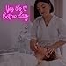 Yay It's Bo-tox Day Neon Sign for Spa Room Beauty Room Neon Light Dimmable Spa Salon Studio Art Decor LED Business Light Beauty Face Cute Decoration