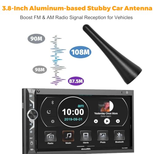 Image of 3.8 Inch Short Antennas for Mazda MX-5 Miata 2006-2026 | Antenna Replacement Car Wash-Proof Radio Antenna Truck Antenna Mazda MX-5 Miata Accessories