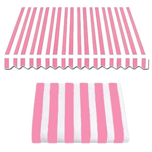 Tissu d'auvent rétractable 450 x 300 extérieur pour store banne rose