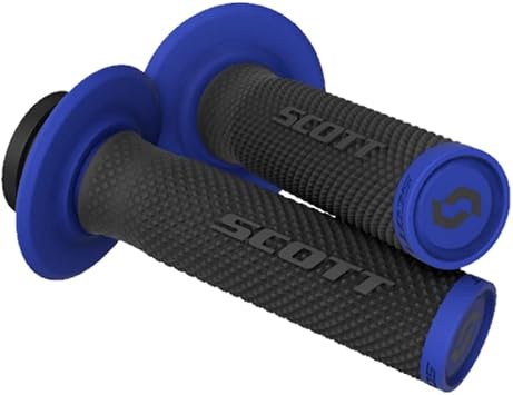 Scott 292452-1004222 Scott SX II Lock On Grips - Black/Blue