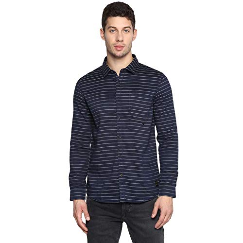 Image of Spykar Men's Regular Fit Shirts
