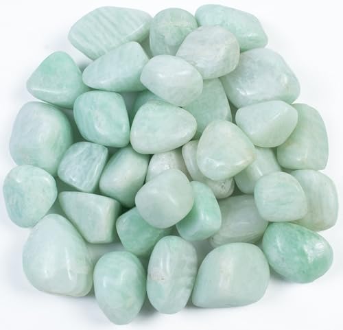 Crocon 1LB Amazonite Tumbled Stone and...