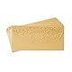 Pipilo Press Goldfarbene Geldumschläge für Geldgeschenke, lasergeschnittene Halter für Währung für Hochzeit, Geburtstag, 17,3 x 8,4 cm, 36 Stück