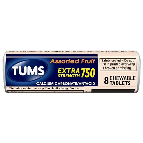 Image of TUMS Tablets, 8 Count (Pack of 9)