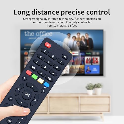 GOUYESHO Nue Télécommande de Remplacement Compatible avec Saba Changhong OK. KUNFT Princess LCB32G5SP SB32HDS204 K5132H32H K5133H40F K5130H43U K5182H24H ODL24676H-TIB ODL43850UC-TIP ODL24676H-TIB – vue 7
