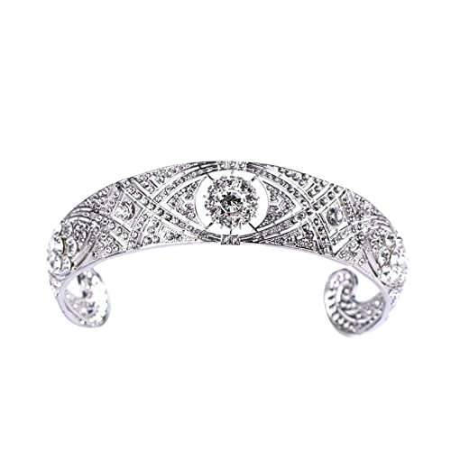 Tiara de novia y corona de princesa para tocado de boda