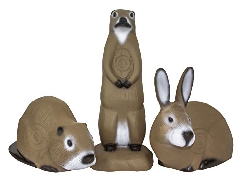 Shooter 3D Archery Targets - Little Shooters - Muskrat, Prarie Dog and Rabbit - 3 Pack 3D Targets