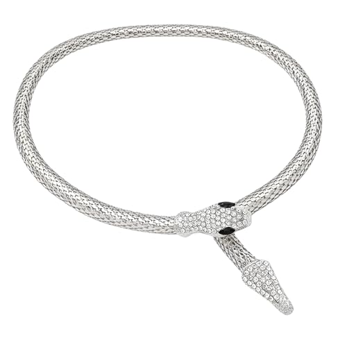 Image of KIMTI 18K Gold Plated Snake Necklace Jewellery - Snake Necklace | Anti Tarnish Gold Plated Western Neck Piece | Fashion Statement Women Accessories.