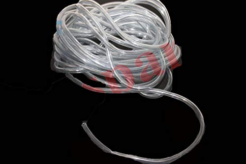 AEspares Tubo flexible transparente de 10 metros de la manguera del líquido del agua del limpiador del parabrisas para los coches