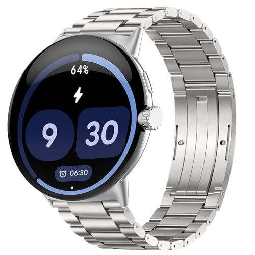Correa de titanio compatible con Google Pixel Watch 4 (45mm) miniatura 1