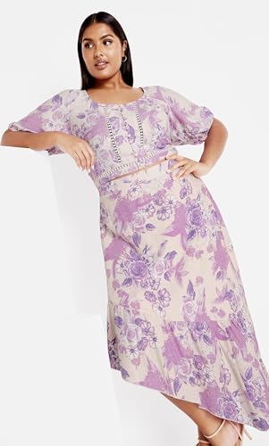 City Chic Women's Skirt-Isabella4