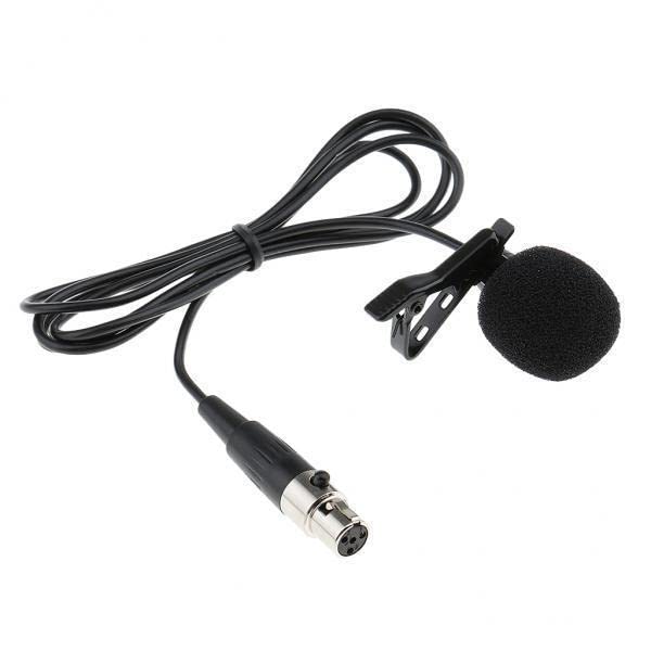 5xLavalier Lapel Tie Clip-on Vacuum Tube Microphone MINI XLR 4Pin-picture-17