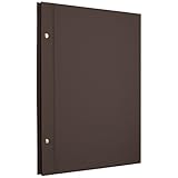 ナカバヤシ 外ビス式フリーアルバム テラコッタ A4 ブラウン TER-A4F-160-BR