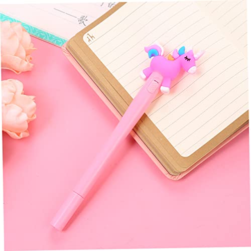 Angoily 4pcs bolígrafos portátiles luminosos diseño adorable miniatura 2