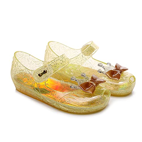 Image of Princess Jelly Sandals for Girls Toddler Dress Up Shoes Cosplay Clear Sandals Summer Cute Little Kids Glitter Sparkle Party Dancing Mary Jane