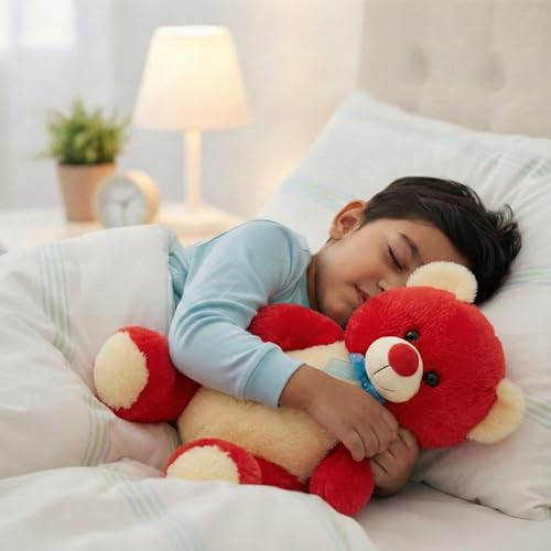 Image of Tabitha Stuffed Toys-Ultra Soft Plush Toy for Kids | Birthday Gifts for Kids and Girls | (30 Cm Red Teddy)