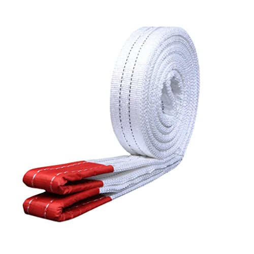 Lifting Sling Load 3 Tonne (1-10 Metre) Lifting Sling Tow Strap Cargo Sling Rated Strap Lifting Straps for Hoist Carry Straps for Large Furniture (Color : 3T, Size : 4M)