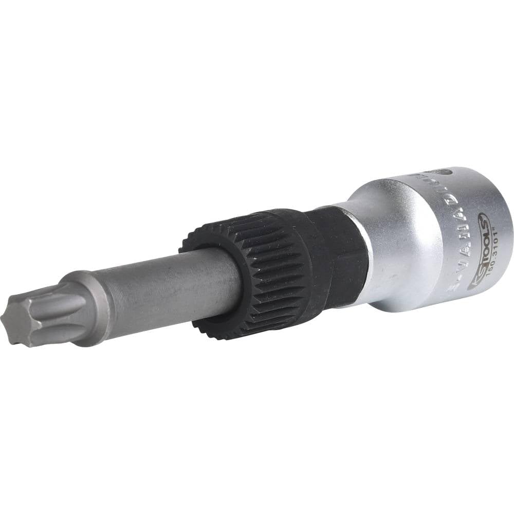KS Tools 150.3101 Douille 1/2" TORX, T50 - Pour poulie débrayable | Douille TORX 1/2" T50 pour poulie débrayable d'alternateur, Chrome Vanadium, résistant