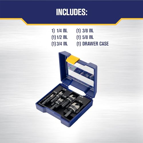 Irwin 1877793 Metal Countersink Drill Bit Set thumb #1