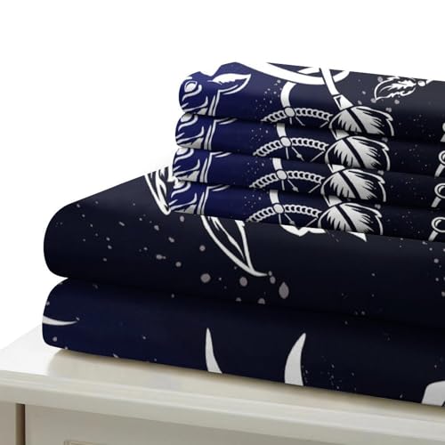 Housse de couette sirène 260x220cm en microfibre 3D hypoallergénique avec fermeture éclair pour ado - 7