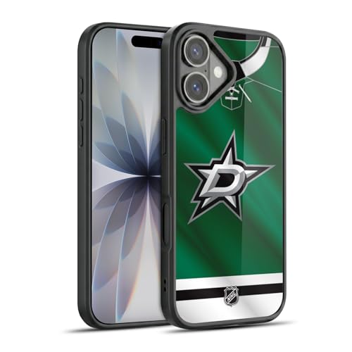 Coque rigide iPhone 17 NHL Dallas Stars protégeant des chutes de haut