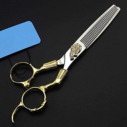 Ciseaux de coiffure 440C dorés rétro de 6 pouces pour une coupe d'exception - 4