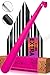 Produktbild Robfox Metall Schuhlöffel pink I 43cm LANG & EXTRA STABIL I Langer Schuhanzieher aus Edelstahl I Top Geschenke für Frauen & Kinder I kompakte Schuh Anziehhilfe I Schuhauszieher kurz - shoe horn I Rosa