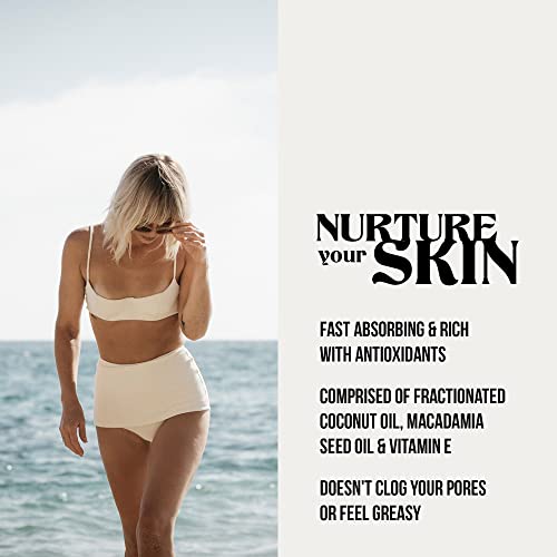 Pirette Dry Body Oil, Women’s Beach Inspired Hydrating Mist For Hair & Body, With Coconut Oil & Vitamin E, 4 Fl Oz #TOP1