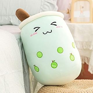 24 cm-68 cm Cartoon Fruit Bubble Tea Cup poduszka nadziewane napój bezalkoholowy herbata mleczna poduszka pod plecy prezenty dla dzieci dekoracje urodzinowe 68 cm green2