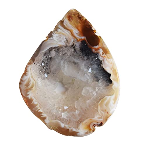 Pierre d'agate druzy naturelle pour créer un cadeau unique personnalisé