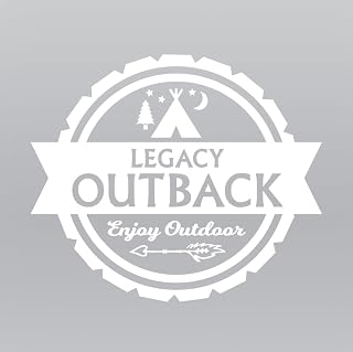 カッティングステッカー CAMPステッカー キャンプステッカー カーステッカー 車種別 LEGACY OUTBACK レガシィアウトバック用ステッカー ホワイト