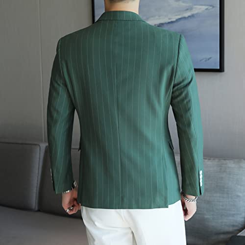 Terno masculino blazer jaqueta, casaco esportivo dois botões sólido outwear manga longa casamento sm