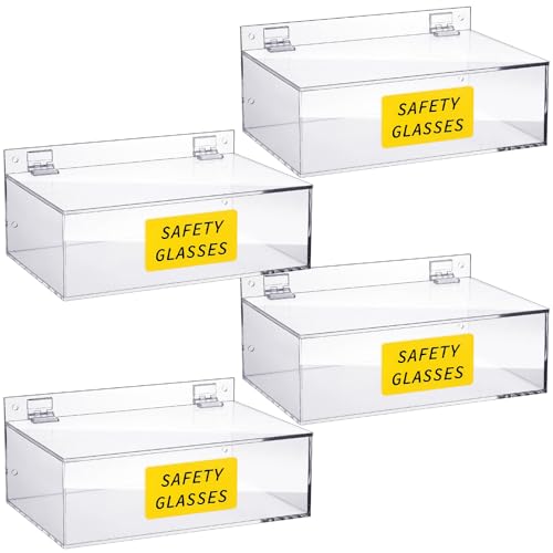 Weysat Acrylic Safety Glasses Holder (4 Pcs)