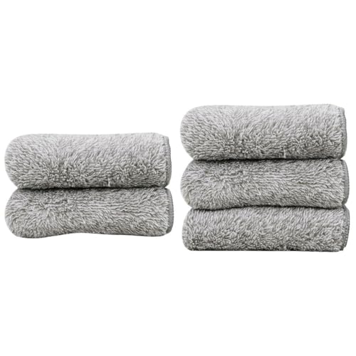 HAPINARY Toallas De Cocina De Microfibra 25x25cm Paños De Limpieza Absorbentes y Duraderos para El Hogar Cocina y Coche Color