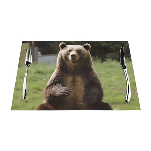 Sets de table en vinyle PVC lavables et tapis de table antidérapants