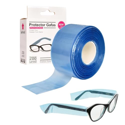 200 Stück Einweg Brillenbügelschutz Schutzabdeckung Schutzdeckel,Brillenbügelschutz,Chemikalienbeständiges Brille Beine Abdeckung,Einweg Brillenbügelüberzüge,Einweg Brille Bein Ärmel.