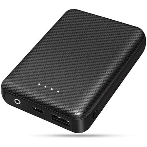 FERNIDA 7.4V DC Portable Charger 10000mAh Power Bank Battery Pack for Heated Clothes Heated Pants Heated Vest, Dual Output 5V USB Included Cover