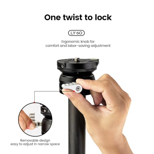 Image of Fotopro 60mm Tripod Leveling Bowl Base, ±15 Quick Adjustment, 10kg Load