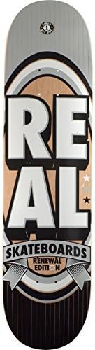 Real Skateboards Renewal Stack Silver Skateboard Deck - 8.06 x 32 by Real Skateboards